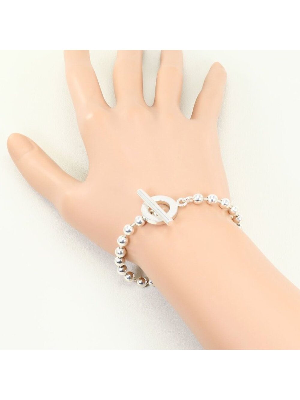 Gucci Ball Chain 925 Sterling Silver Bracelet 16.5 cm - Picture 4 of 4